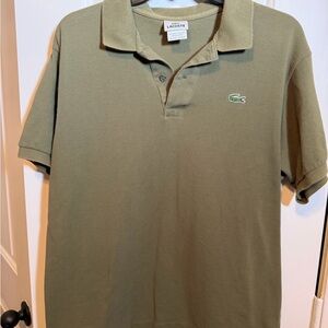 Lacoste Olive Polo Shirt for Men